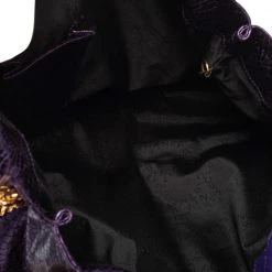 Stella McCartney Metallic Purple Faux Python Leather Large Falabella Tote For Women -Stella McCartney Sales luxury women stella mccartney used handbags p499965 002