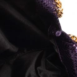Stella McCartney Metallic Purple Faux Python Leather Large Falabella Tote For Women -Stella McCartney Sales luxury women stella mccartney used handbags p499965 015