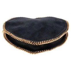 Stella McCartney Midnight Blue Faux Suede Heart Falabella Crossbody Bag For Women -Stella McCartney Sales luxury women stella mccartney used handbags p505481 1633494307 007