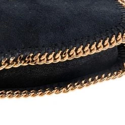 Stella McCartney Midnight Blue Faux Suede Heart Falabella Crossbody Bag For Women -Stella McCartney Sales luxury women stella mccartney used handbags p505481 1633494310 007