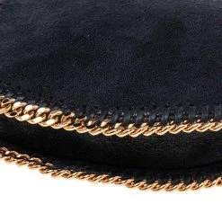 Stella McCartney Midnight Blue Faux Suede Heart Falabella Crossbody Bag For Women -Stella McCartney Sales luxury women stella mccartney used handbags p505481 1633494314 007