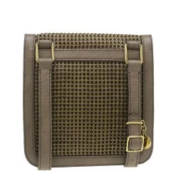 Stella McCartney Brown Woven Faux Leather Dawn Crossbody Bag For Women -Stella McCartney Sales luxury women stella mccartney used handbags p50693 004