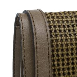 Stella McCartney Brown Woven Faux Leather Dawn Crossbody Bag For Women -Stella McCartney Sales luxury women stella mccartney used handbags p50693 007