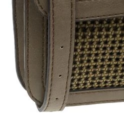 Stella McCartney Brown Woven Faux Leather Dawn Crossbody Bag For Women -Stella McCartney Sales luxury women stella mccartney used handbags p50693 010