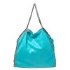 Stella McCartney Tosca Green Faux Suede Large Falabella Tote For Women -Stella McCartney Sales luxury women stella mccartney used handbags p533020 012
