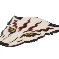 Stella McCartney White/Black Leather Wild Cats Coin Purse For Women -Stella McCartney Sales luxury women stella mccartney used handbags p534592 006