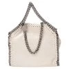 Stella McCartney White Iridescent Faux Leather Tiny Falabella Shoulder Bag For Women -Stella McCartney Sales luxury women stella mccartney used handbags p537408 004