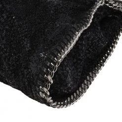 Stella McCartney Black Sequence Small Falabella Tote For Women -Stella McCartney Sales luxury women stella mccartney used handbags p537522 006