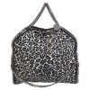 Stella McCartney Navy Blue Leopard Print Velvet Small Falabella Tote For Women -Stella McCartney Sales luxury women stella mccartney used handbags p537808 012