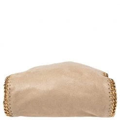 Stella McCartney Beige Faux Suede Mini Falabella Tote For Women -Stella McCartney Sales luxury women stella mccartney used handbags p540551 011