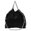 Stella McCartney Metallic Black Faux Suede Small Falabella Tote For Women -Stella McCartney Sales luxury women stella mccartney used handbags p540936 006