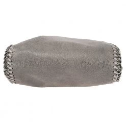 Stella McCartney Grey Faux Suede Tiny Falabella Shoulder Bag For Women 18 Stella McCartney Grey Faux Suede Tiny Falabella Shoulder Bag For Women -Stella McCartney Sales luxury women stella mccartney used handbags p541657 003