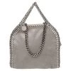 Stella McCartney Grey Faux Suede Tiny Falabella Shoulder Bag For Women -Stella McCartney Sales luxury women stella mccartney used handbags p541657 005