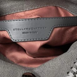 Stella McCartney Grey Faux Suede Tiny Falabella Shoulder Bag For Women 20 Stella McCartney Grey Faux Suede Tiny Falabella Shoulder Bag For Women -Stella McCartney Sales luxury women stella mccartney used handbags p541657 011