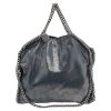 Stella McCartney Blue/Silver Laminated Faux Suede Small Falabella Tote For Women -Stella McCartney Sales luxury women stella mccartney used handbags p549909 001