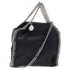 Stella McCartney Black Faux Leather Tiny Falabella Shoulder Bag For Women -Stella McCartney Sales luxury women stella mccartney used handbags p550061 008