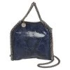 Stella McCartney Black/Blue Faux Snakeskin Leather Tiny Falabella Tote For Women -Stella McCartney Sales luxury women stella mccartney used handbags p554908 004