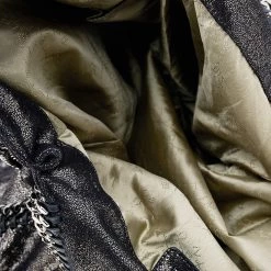 Stella McCartney Black Shimmering Faux Suede Large Falabella Tote For Women 19 Stella McCartney Black Shimmering Faux Suede Large Falabella Tote For Women -Stella McCartney Sales luxury women stella mccartney used handbags p556056 002