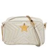 Stella McCartney White Python Embossed Faux Leather Star Crossbody Bag For Women -Stella McCartney Sales luxury women stella mccartney used handbags p561629 009
