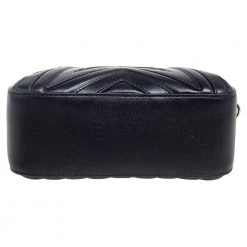 Stella McCartney Black Quilted Faux Leather Stella Star Crossbody Bag For Women -Stella McCartney Sales luxury women stella mccartney used handbags p561655 009