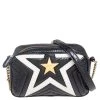 Stella McCartney White/Black Python Embossed Faux Leather Star Crossbody Bag For Women -Stella McCartney Sales luxury women stella mccartney used handbags p561662 005