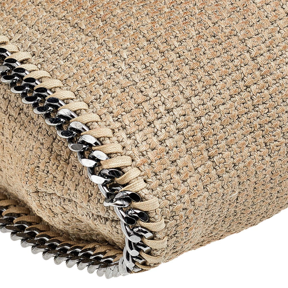 Stella McCartney Beige Tweed Falabella Tote For Women 12 Stella McCartney Beige Tweed Falabella Tote For Women - Image 10