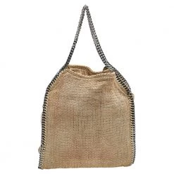 Stella McCartney Beige Tweed Falabella Tote For Women 16 Stella McCartney Beige Tweed Falabella Tote For Women -Stella McCartney Sales luxury women stella mccartney used handbags p562093 006