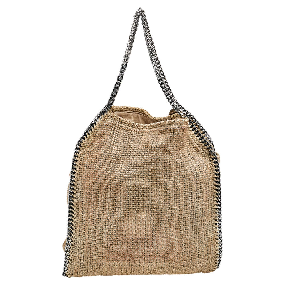 Stella McCartney Beige Tweed Falabella Tote For Women 6 Stella McCartney Beige Tweed Falabella Tote For Women - Image 4