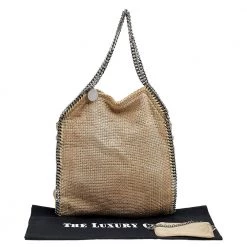 Stella McCartney Beige Tweed Falabella Tote For Women 21 Stella McCartney Beige Tweed Falabella Tote For Women -Stella McCartney Sales luxury women stella mccartney used handbags p562093 009