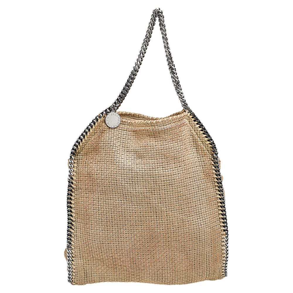 Stella McCartney Beige Tweed Falabella Tote For Women 3 Stella McCartney Beige Tweed Falabella Tote For Women
