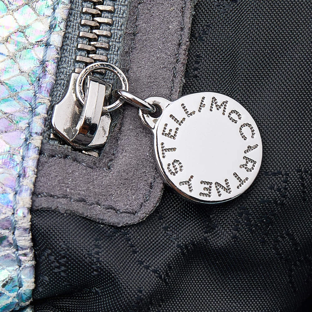 Stella McCartney Multicolor Faux Python Leather Falabella Flap Shoulder Bag For Women 10 Stella McCartney Multicolor Faux Python Leather Falabella Flap Shoulder Bag For Women - Image 8