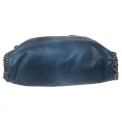 Stella McCartney Blue Faux Leather Small Falabella Tote For Women -Stella McCartney Sales luxury women stella mccartney used handbags p569870 007