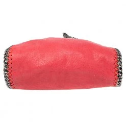 Stella McCartney Orange Faux Suede Mini Falabella Tote For Women -Stella McCartney Sales luxury women stella mccartney used handbags p570023 006