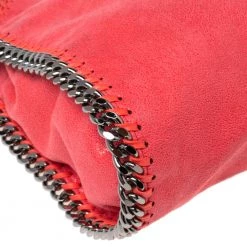 Stella McCartney Orange Faux Suede Mini Falabella Tote For Women -Stella McCartney Sales luxury women stella mccartney used handbags p570023 007