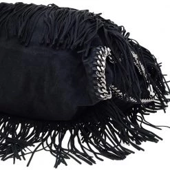 Stella McCartney Black Faux Suede Falabella Tote For Women -Stella McCartney Sales luxury women stella mccartney used handbags p573066 012