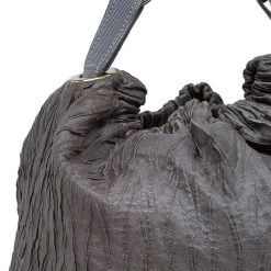 Stella McCartney Grey Faux Leather Slouchy Hobo For Women 25 Stella McCartney Grey Faux Leather Slouchy Hobo For Women -Stella McCartney Sales luxury women stella mccartney used handbags p57531 0007