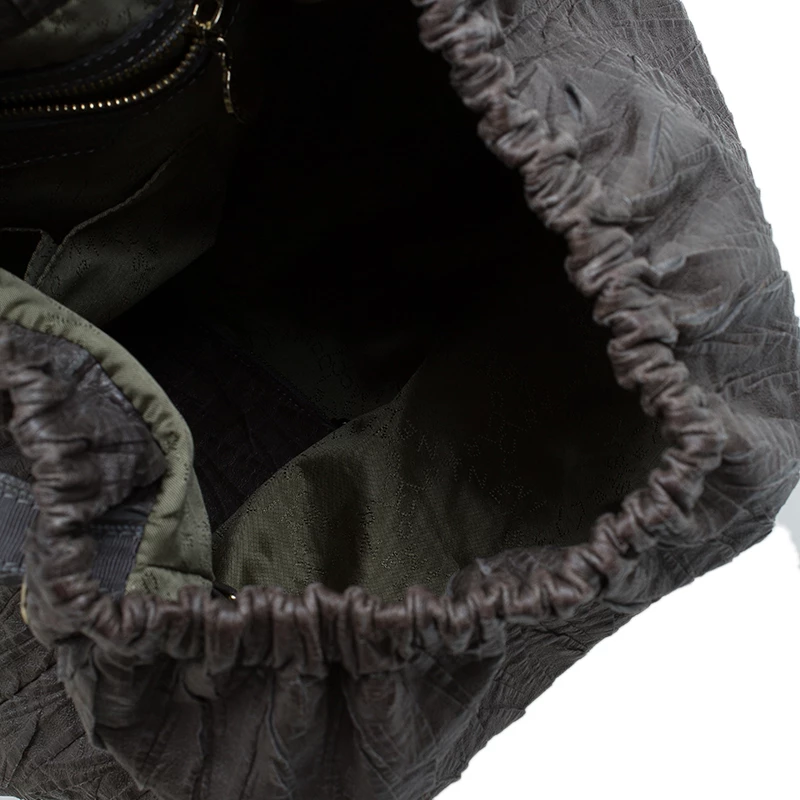 Stella McCartney Grey Faux Leather Slouchy Hobo For Women 17 Stella McCartney Grey Faux Leather Slouchy Hobo For Women - Image 15