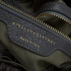 Stella McCartney Grey Faux Leather Slouchy Hobo For Women 34 Stella McCartney Grey Faux Leather Slouchy Hobo For Women -Stella McCartney Sales luxury women stella mccartney used handbags p57531 0016