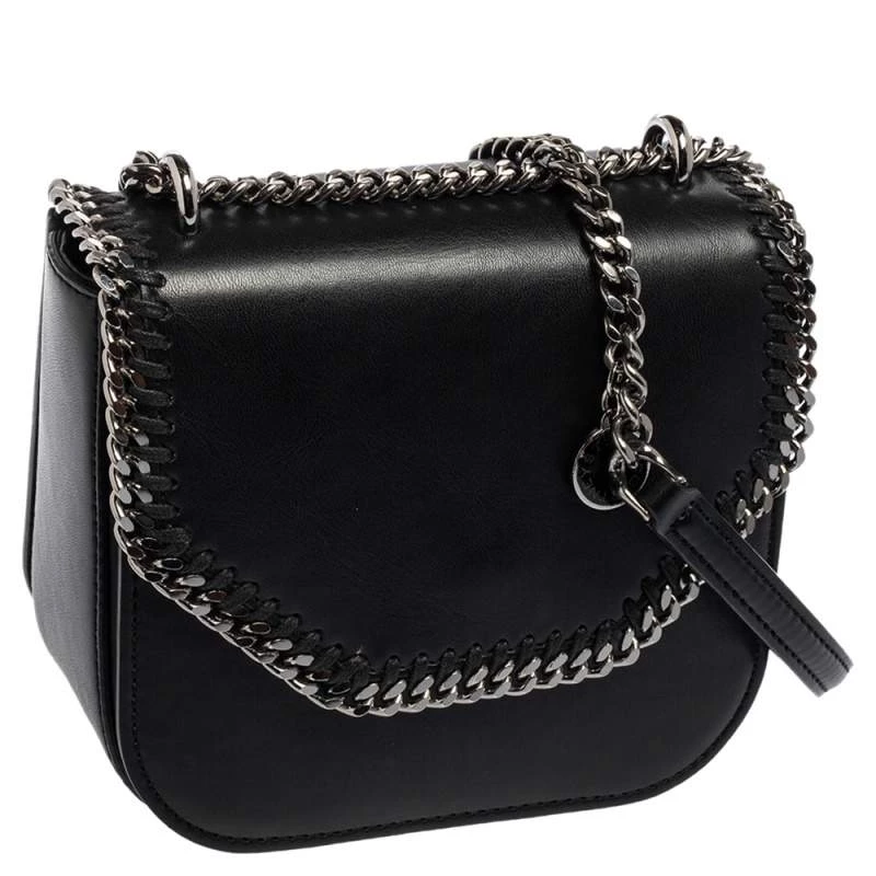 Stella McCartney Black Faux Leather Falabella Star Box Bag For Women 5 Stella McCartney Black Faux Leather Falabella Star Box Bag For Women - Image 3