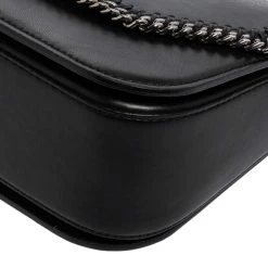 Stella McCartney Black Faux Leather Falabella Star Box Bag For Women 25 Stella McCartney Black Faux Leather Falabella Star Box Bag For Women -Stella McCartney Sales luxury women stella mccartney used handbags p576564 1642135341 009