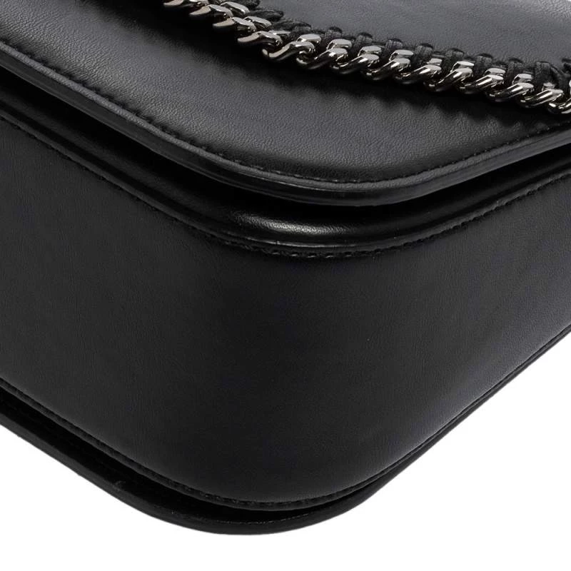 Stella McCartney Black Faux Leather Falabella Star Box Bag For Women 14 Stella McCartney Black Faux Leather Falabella Star Box Bag For Women - Image 12