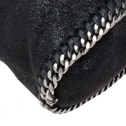 Stella McCartney Black Faux Leather Falabella Mini Backpack For Women -Stella McCartney Sales luxury women stella mccartney used handbags p590265 008