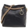 Stella McCartney Black Faux Leather Noma Shoulder Bag For Women -Stella McCartney Sales luxury women stella mccartney used handbags p592862 005