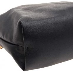 Stella McCartney Black Faux Leather Noma Shoulder Bag For Women 24 Stella McCartney Black Faux Leather Noma Shoulder Bag For Women -Stella McCartney Sales luxury women stella mccartney used handbags p592862 011