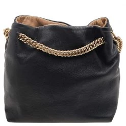 Stella McCartney Black Faux Leather Noma Shoulder Bag For Women 17 Stella McCartney Black Faux Leather Noma Shoulder Bag For Women -Stella McCartney Sales luxury women stella mccartney used handbags p592862 012
