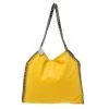 Stella McCartney Yellow Faux Suede Small Falabella Tote For Women -Stella McCartney Sales luxury women stella mccartney used handbags p602294 003