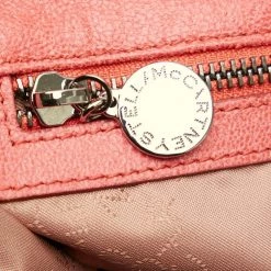 Stella Mccartney Pink Vegan Leather Falabella Shoulder Bag For Women -Stella McCartney Sales luxury women stella mccartney used handbags p606363 005