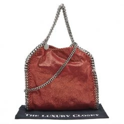 Stella McCartney Copper Faux Leather Falabella Crossbody Bag For Women -Stella McCartney Sales luxury women stella mccartney used handbags p606880 004