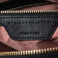 Stella McCartney Black Faux Leather Falabella Duffel Bag For Women -Stella McCartney Sales luxury women stella mccartney used handbags p615310 003