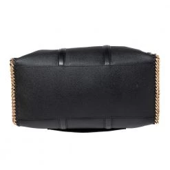 Stella McCartney Black Faux Leather Falabella Duffel Bag For Women -Stella McCartney Sales luxury women stella mccartney used handbags p615310 012